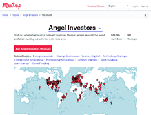 Tablet Screenshot of angel-investors.meetup.com