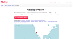 Desktop Screenshot of antelope-valley.meetup.com