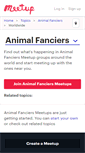 Mobile Screenshot of animal-fanciers.meetup.com