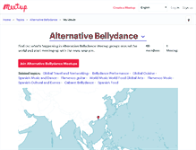 Tablet Screenshot of alternative-bellydance.meetup.com