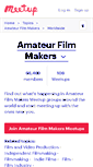Mobile Screenshot of amateur-film-makers.meetup.com