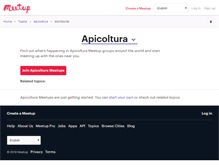 Tablet Screenshot of apicoltura.meetup.com