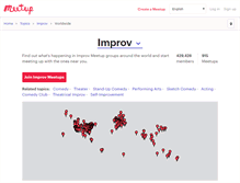 Tablet Screenshot of a-arte-da-improvisacao.meetup.com