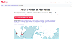 Desktop Screenshot of adult-childen-of-alcoholics.meetup.com