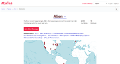 Desktop Screenshot of alien.meetup.com