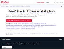 Tablet Screenshot of 30-45-muslim-professional-singles.meetup.com