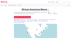 Desktop Screenshot of african-american-moms.meetup.com