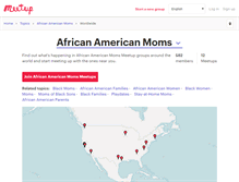 Tablet Screenshot of african-american-moms.meetup.com