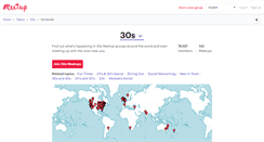 Desktop Screenshot of 30s.meetup.com