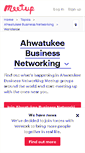 Mobile Screenshot of ahwatukee-business-networking.meetup.com