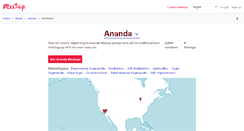Desktop Screenshot of ananda.meetup.com