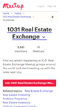 Mobile Screenshot of 1031-real-estate-exchange.meetup.com