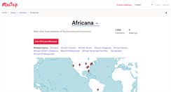 Desktop Screenshot of africana.meetup.com