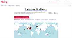 Desktop Screenshot of american-muslims.meetup.com