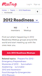 Mobile Screenshot of 2012-readiness.meetup.com