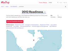 Tablet Screenshot of 2012-readiness.meetup.com