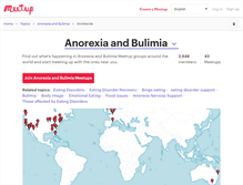 Tablet Screenshot of anorexia-and-bulimia.meetup.com