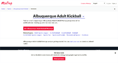 Desktop Screenshot of albuquerque-adult-kickball.meetup.com