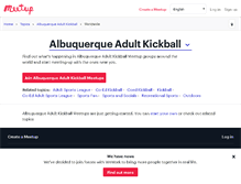 Tablet Screenshot of albuquerque-adult-kickball.meetup.com