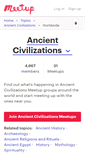 Mobile Screenshot of ancient-civilizations.meetup.com