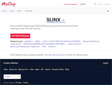 Tablet Screenshot of 5linx.meetup.com