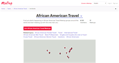 Desktop Screenshot of african-american-travel.meetup.com