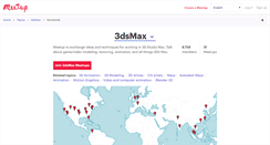 Desktop Screenshot of 3dsmax.meetup.com