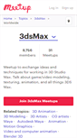 Mobile Screenshot of 3dsmax.meetup.com
