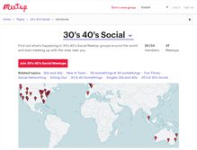 Tablet Screenshot of 30s-40s-social.meetup.com