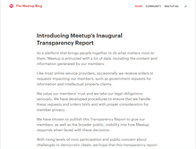 Tablet Screenshot of blog.meetup.com