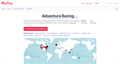 Desktop Screenshot of adventureracing.meetup.com