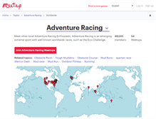 Tablet Screenshot of adventureracing.meetup.com