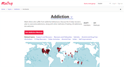 Desktop Screenshot of addiction.meetup.com