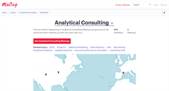 Desktop Screenshot of analytical-consulting.meetup.com