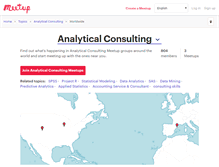 Tablet Screenshot of analytical-consulting.meetup.com