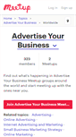 Mobile Screenshot of advertise-your-business.meetup.com