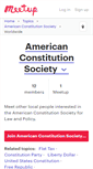Mobile Screenshot of acslaw.meetup.com