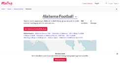 Desktop Screenshot of alabama-football.meetup.com