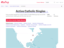 Tablet Screenshot of active-catholic-singles.meetup.com
