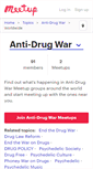 Mobile Screenshot of anti-drug-war.meetup.com