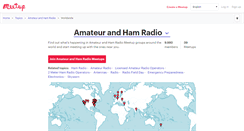 Desktop Screenshot of amateur-and-ham-radio.meetup.com