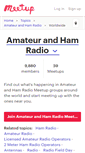 Mobile Screenshot of amateur-and-ham-radio.meetup.com