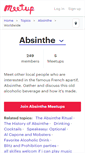 Mobile Screenshot of absinthe.meetup.com