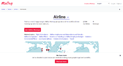 Desktop Screenshot of airline.meetup.com