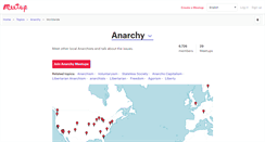 Desktop Screenshot of anarchy.meetup.com