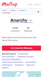 Mobile Screenshot of anarchy.meetup.com