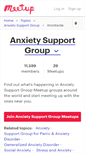 Mobile Screenshot of anxiety-support-group.meetup.com