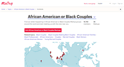Desktop Screenshot of african-american-or-black-couples.meetup.com