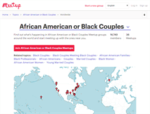 Tablet Screenshot of african-american-or-black-couples.meetup.com
