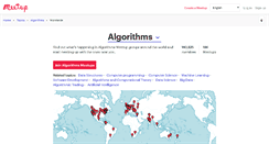 Desktop Screenshot of algorithms.meetup.com